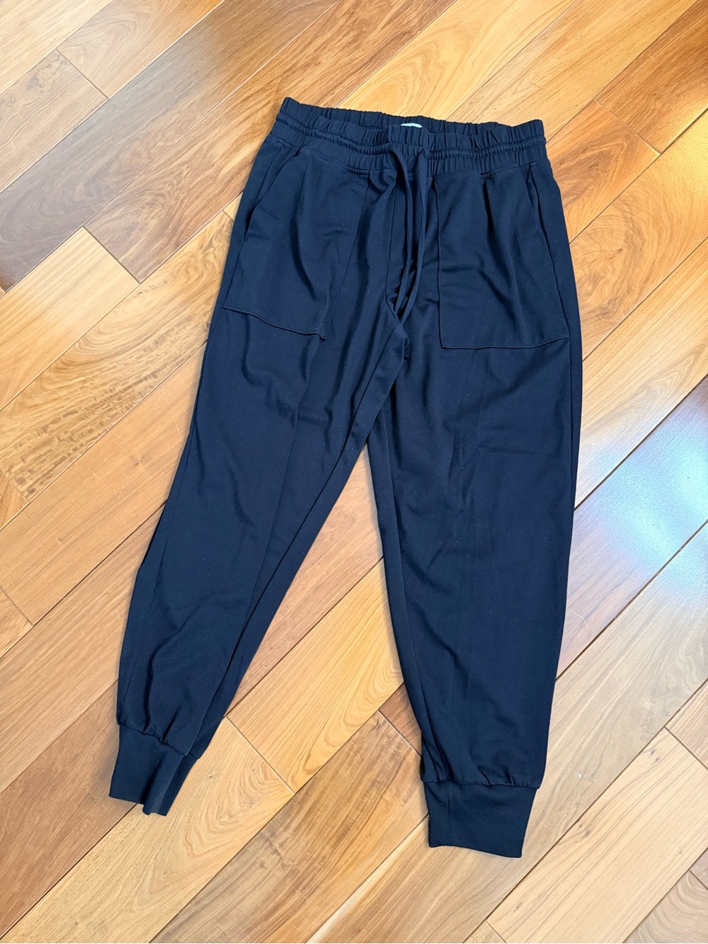 Lou & Grey Navy Elastic-Waist Jogger Pants